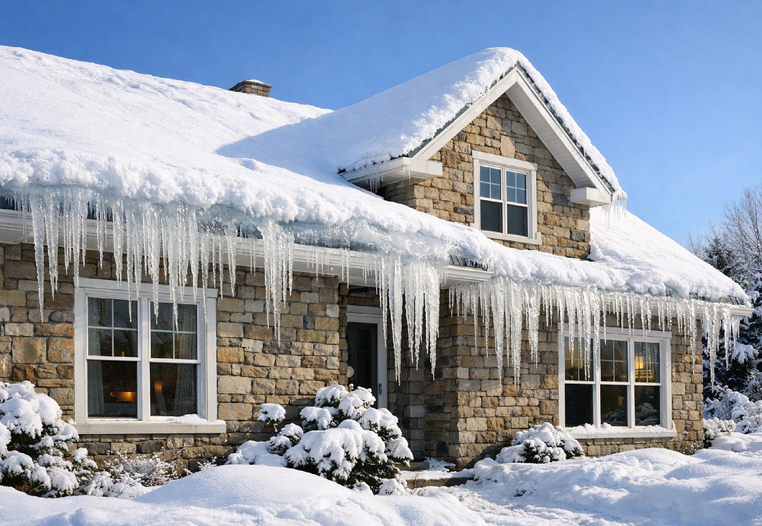 Winter Ice Damage in Massachusetts