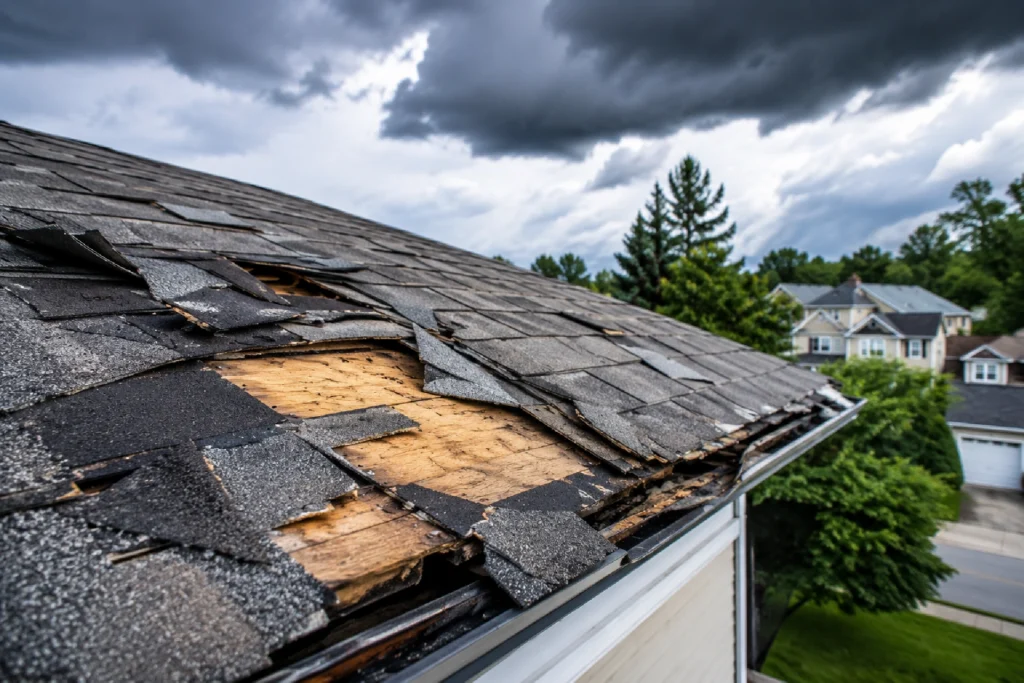 roof damage insurance claim Massachusetts